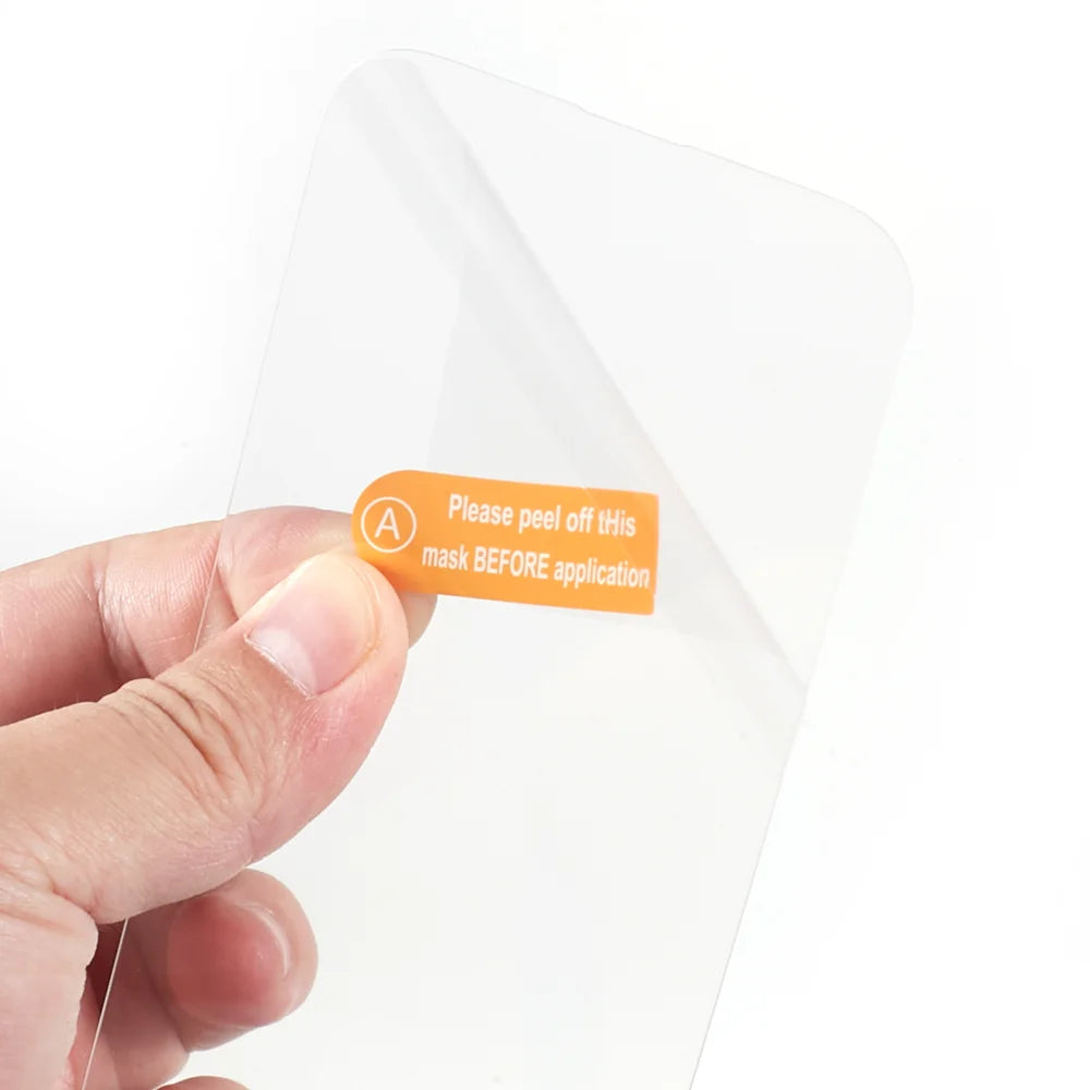 For iPhone Air Screen Protector High Aluminum-Silicon Glass Film Full Glue HD Clarity 0.25 Arc Edge (NOT Complete Covering) - Transparent - 6