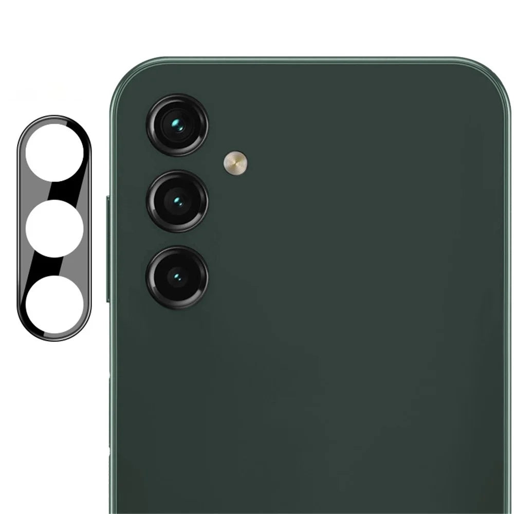 IMAK For Samsung Galaxy A14 5G / A14 4G Clear Tempered Glass Lens Film + Acrylic Lens Cap Anti-explosion Camera Lens Protector (Black Version) - 4