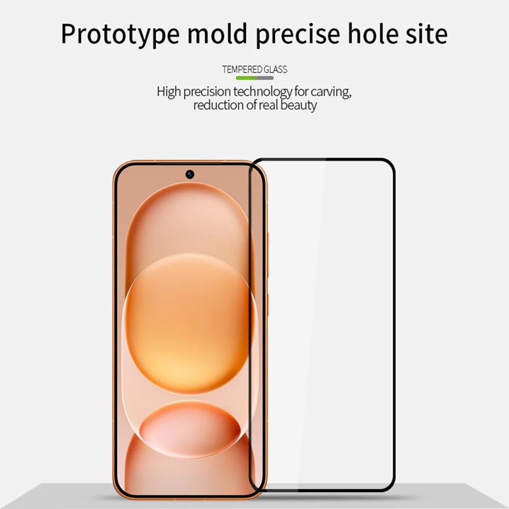 PINWUYO For Honor Magic8 Pro Air 5G Tempered Glass Film  JK Series-2 9H Full Glue Full Screen Protector - Black - 3