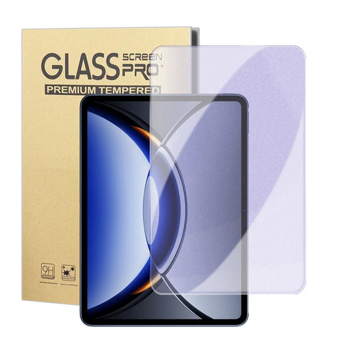 For Oppo Pad 3 Pro Screen Protector Purple Light Eye Protection Anti Fingerprint Tempered Glass Film (NOT Complete Covering) - Transparent - 1