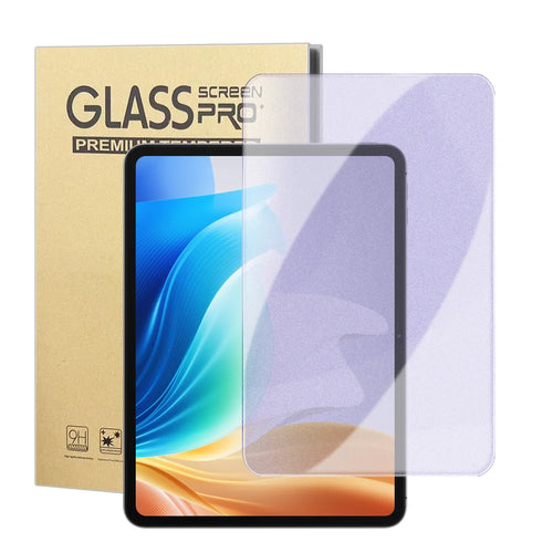 For Oppo Pad Air 2 Screen Protector Purple Light Eye Protection Anti Fingerprint Tempered Glass Film (NOT Complete Covering) - Transparent - 1