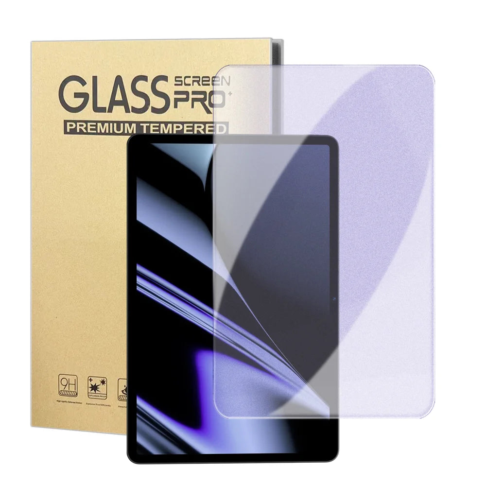 For Oppo Pad Screen Protector Purple Light Eye Protection Anti Fingerprint Tempered Glass Film (NOT Complete Covering) - Transparent - 1
