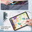 For Honor MagicPad3 13.3 Screen Protector Purple Light Eye Protection Anti Fingerprint Tempered Glass Film (NOT Complete Covering) - Transparent - 4