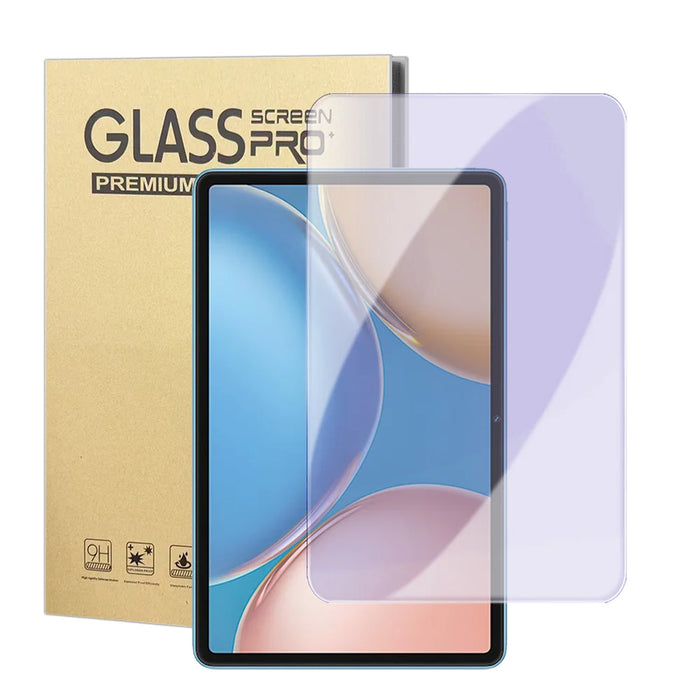 For Honor Tablet V7 Screen Protector Purple Light Eye Protection Anti Fingerprint Tempered Glass Film (NOT Complete Covering) - Transparent - 1