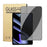 For Oppo Pad Anti Spy Privacy Screen Protector Anti Fingerprint Tempered Glass Film (NOT Complete Covering) - Black - 1