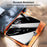 For Oppo Pad Anti Spy Privacy Screen Protector Anti Fingerprint Tempered Glass Film (NOT Complete Covering) - Black - 2