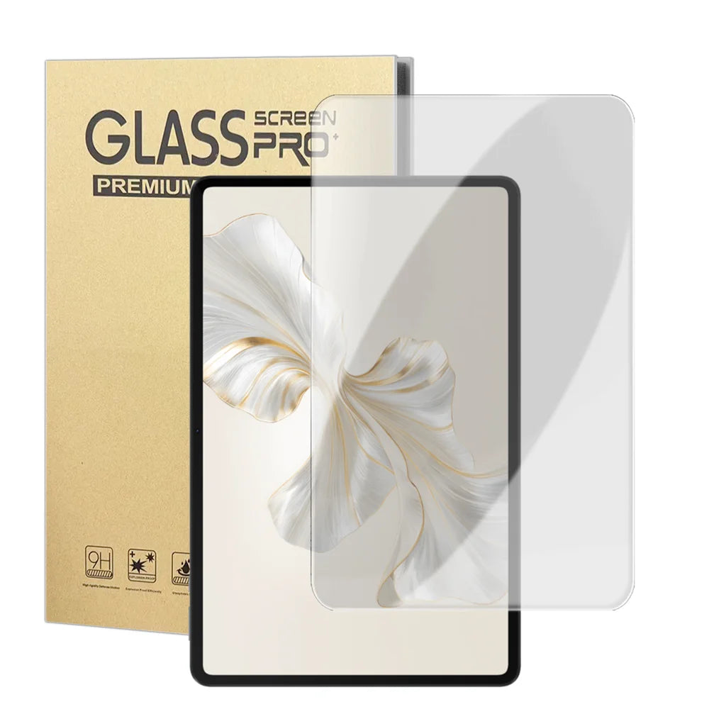 For Honor Pad 9 High Definition Screen Protector Arc Edge Anti Fingerprint Tempered Glass Film (NOT Complete Covering) - Transparent - 1