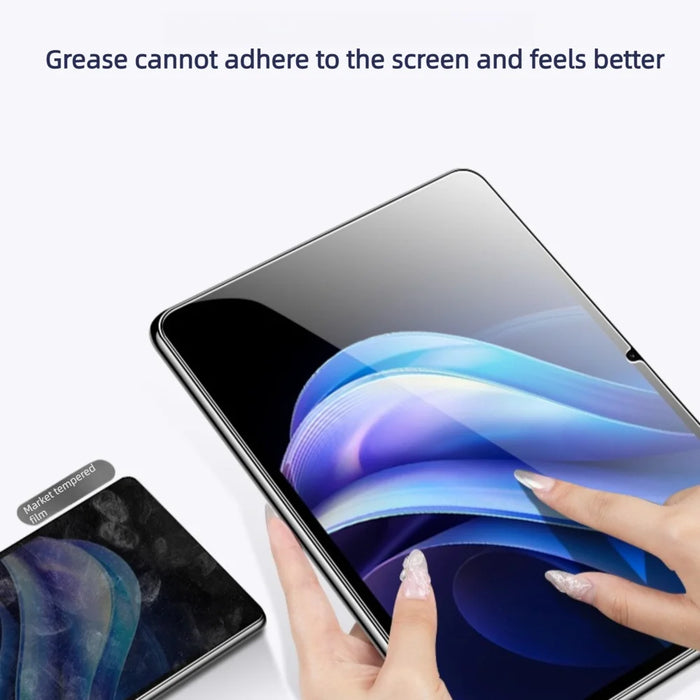 For Oppo Pad Air 2 High Definition Screen Protector Arc Edge Anti Fingerprint Tempered Glass Film (NOT Complete Covering) - Transparent - 4