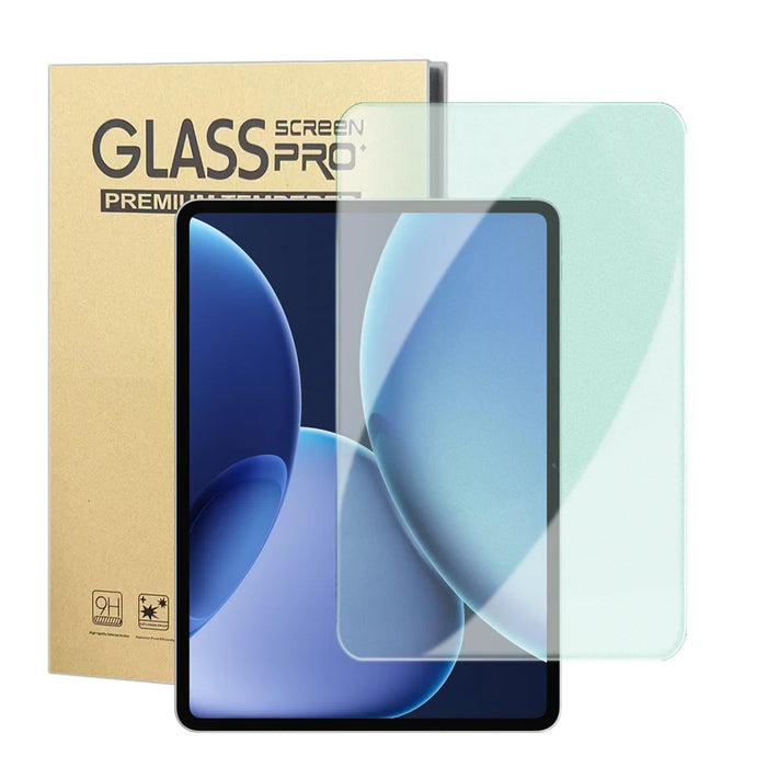 For Oppo Pad 4 Pro Screen Protector Green Light Eye Protection Tempered Glass Film (Not Complete Covering) - Transparent - 1