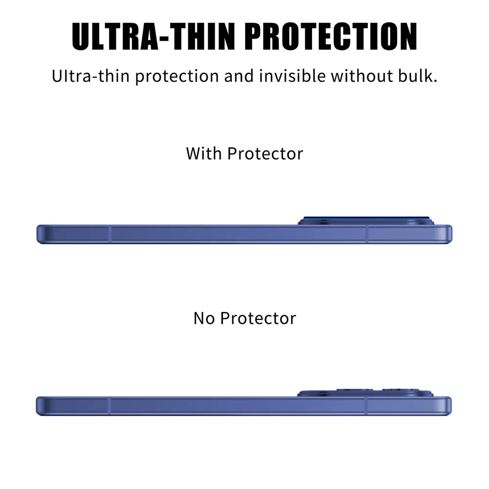 For Infinix Note 50s 5G Full Cover Camera Lens Protector High Definition Anti Fingerprint AR Tempered Glass Lens Film - Transparent - 3