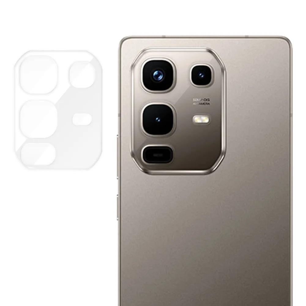 For Infinix Note 50 4G Full Cover Camera Lens Protector High Definition Anti Fingerprint AR Tempered Glass Lens Film - Transparent - 1