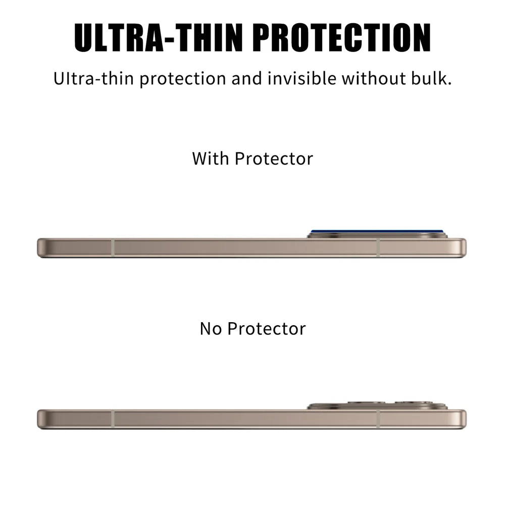 For Infinix Note 50 4G Full Cover Camera Lens Protector High Definition Anti Fingerprint AR Tempered Glass Lens Film - Transparent - 3