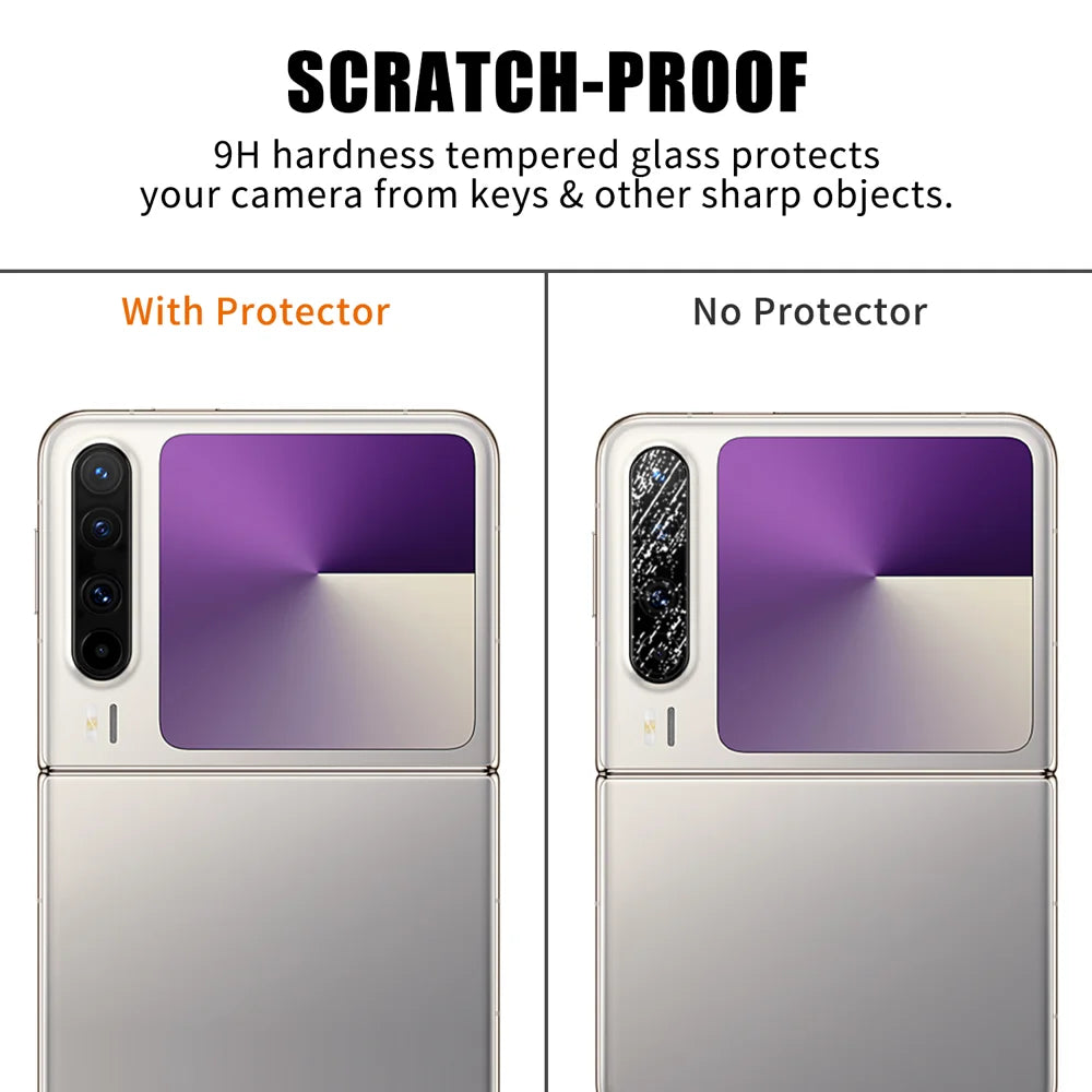 For Huawei Pura X Full Cover Camera Lens Protector High Definition Anti Fingerprint AR Tempered Glass Lens Film - Transparent - 4
