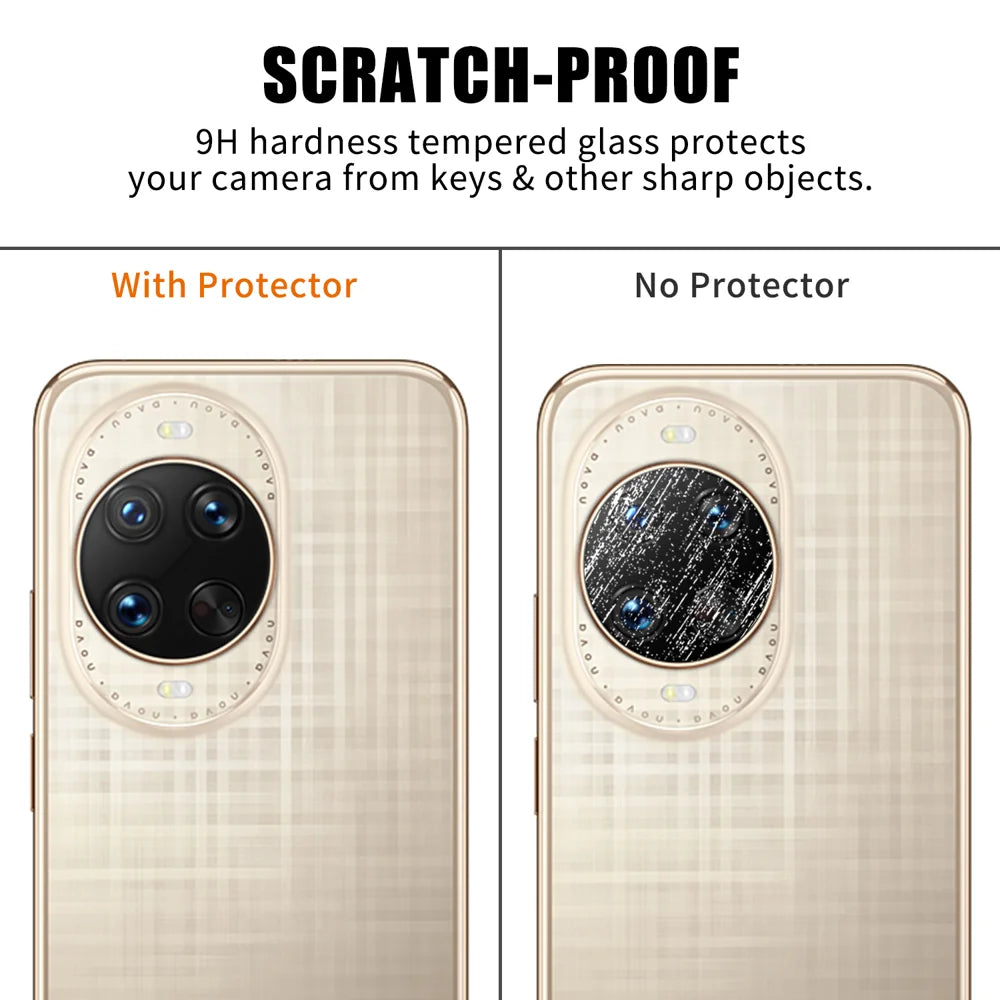 For Huawei nova 14 Ultra 5G Full Cover Camera Lens Protector High Definition Anti Fingerprint AR Tempered Glass Lens Film - Transparent - 4