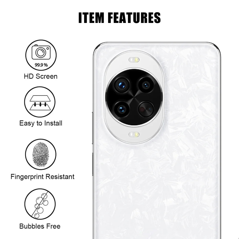 For Huawei nova 14 Pro 5G Full Cover Camera Lens Protector High Definition Anti Fingerprint AR Tempered Glass Lens Film - Transparent - 2