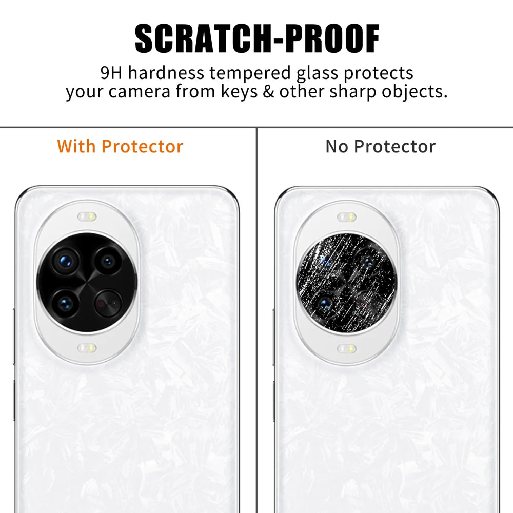 For Huawei nova 14 Pro 5G Full Cover Camera Lens Protector High Definition Anti Fingerprint AR Tempered Glass Lens Film - Transparent - 4