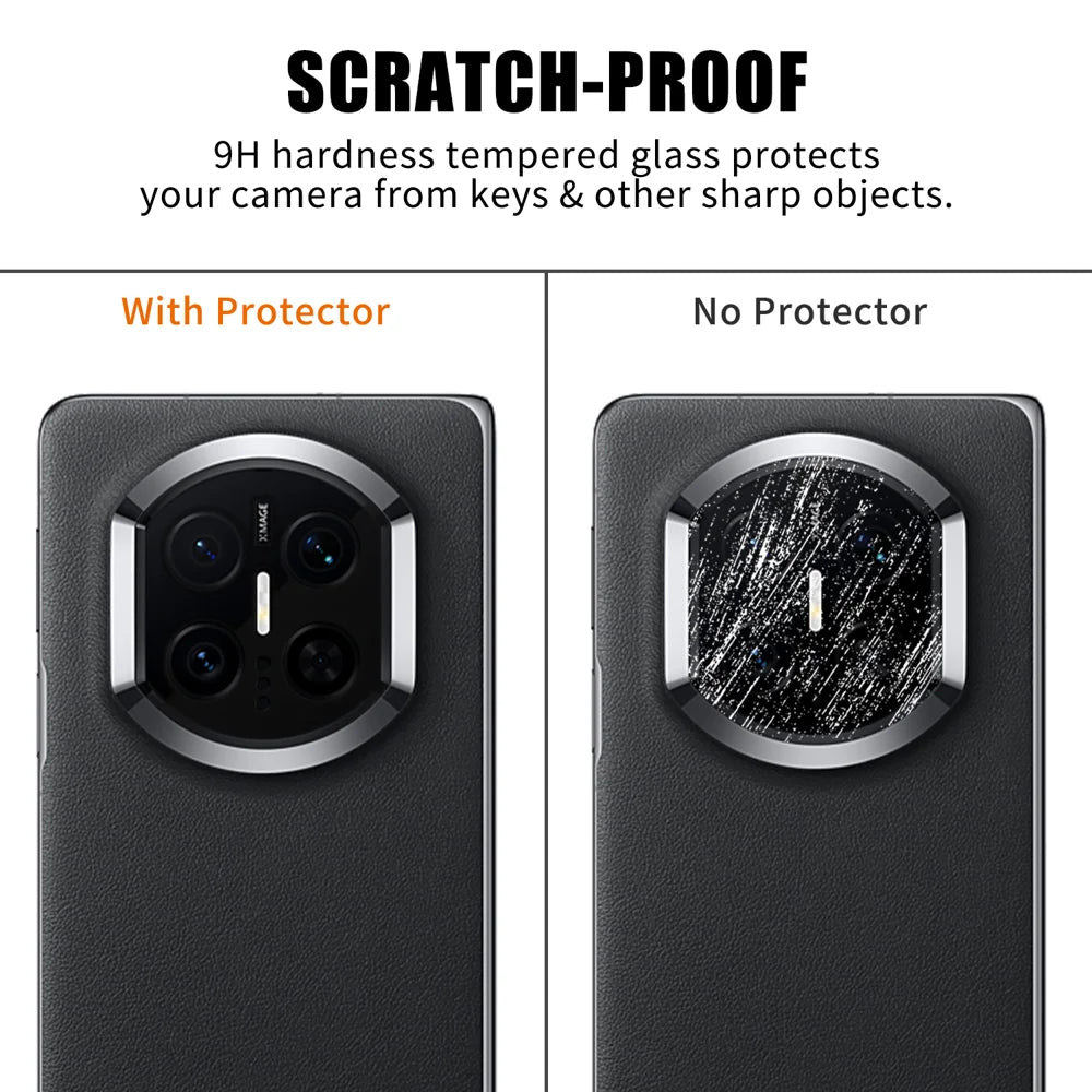 For Huawei Mate X7 Full Cover Camera Lens Protector High Definition Anti Fingerprint AR Tempered Glass Lens Film - Transparent - 4