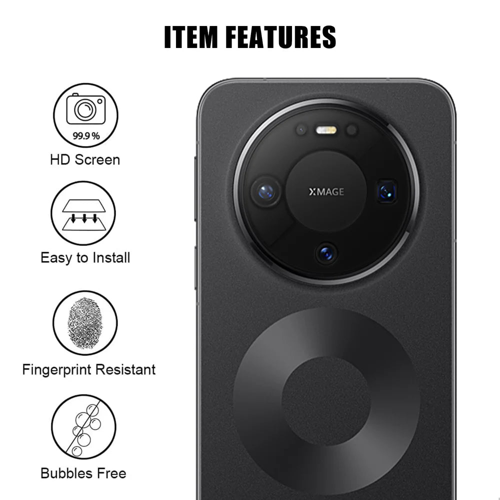 For Huawei Mate 80 Pro / Huawei Mate 80 Full Cover Camera Lens Protector High Definition Anti Fingerprint AR Tempered Glass Lens Film - Transparent - 2