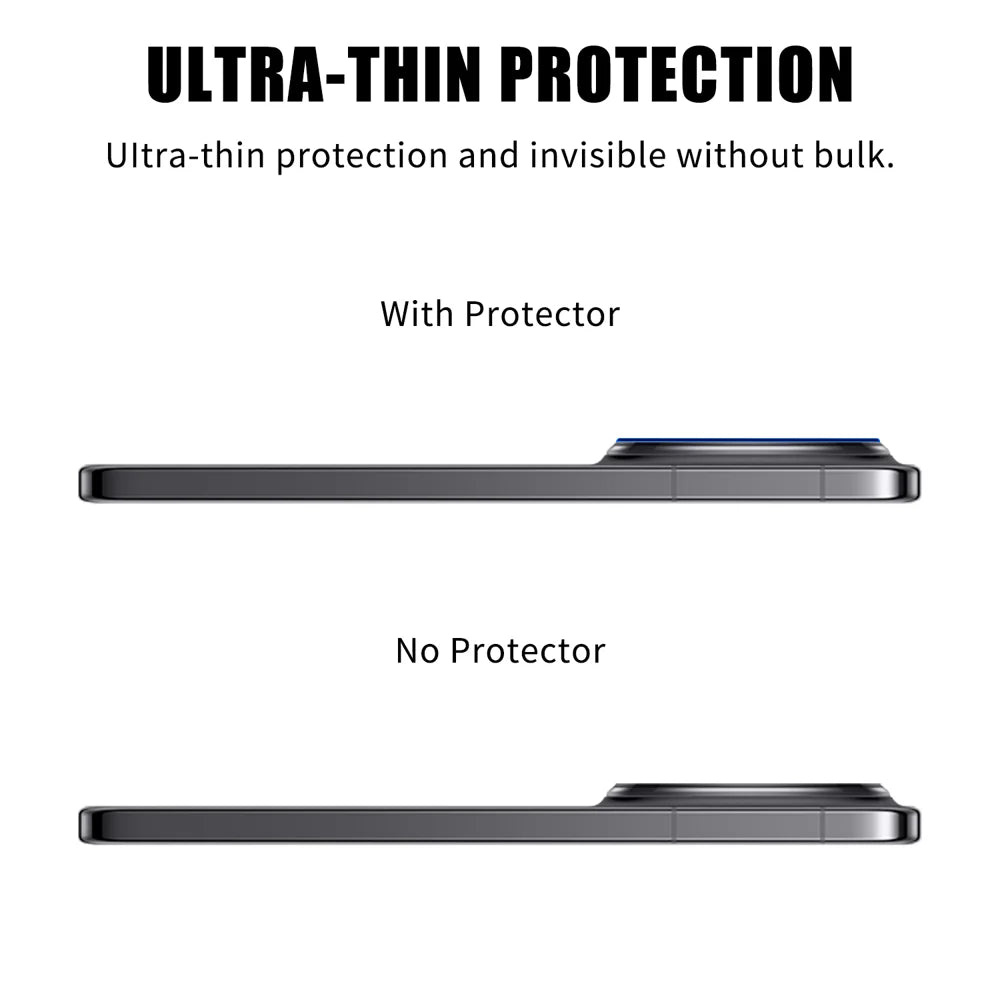 For Huawei Mate 80 Pro / Huawei Mate 80 Full Cover Camera Lens Protector High Definition Anti Fingerprint AR Tempered Glass Lens Film - Transparent - 3