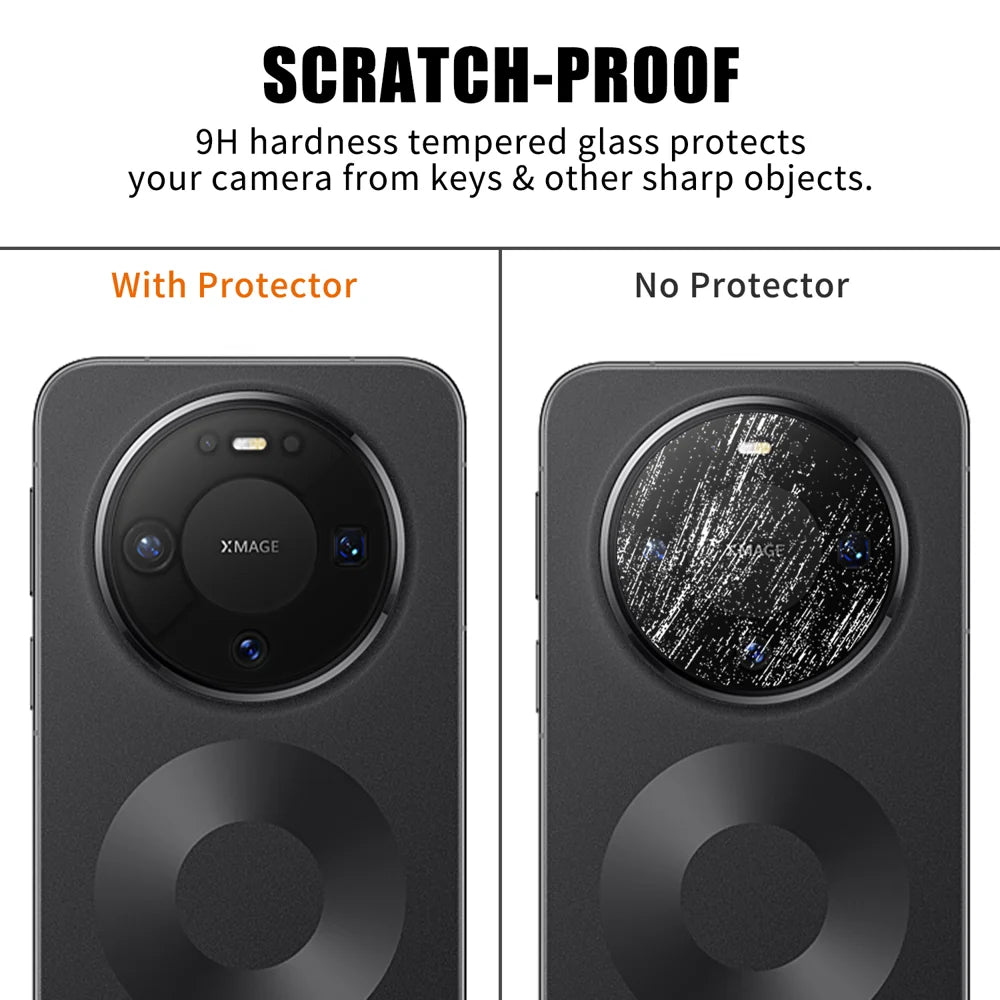 For Huawei Mate 80 Pro / Huawei Mate 80 Full Cover Camera Lens Protector High Definition Anti Fingerprint AR Tempered Glass Lens Film - Transparent - 4