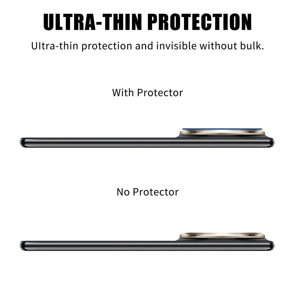 For Huawei Mate 70 Air Full Cover Camera Lens Protector High Definition Anti Fingerprint AR Tempered Glass Lens Film - Transparent - 3