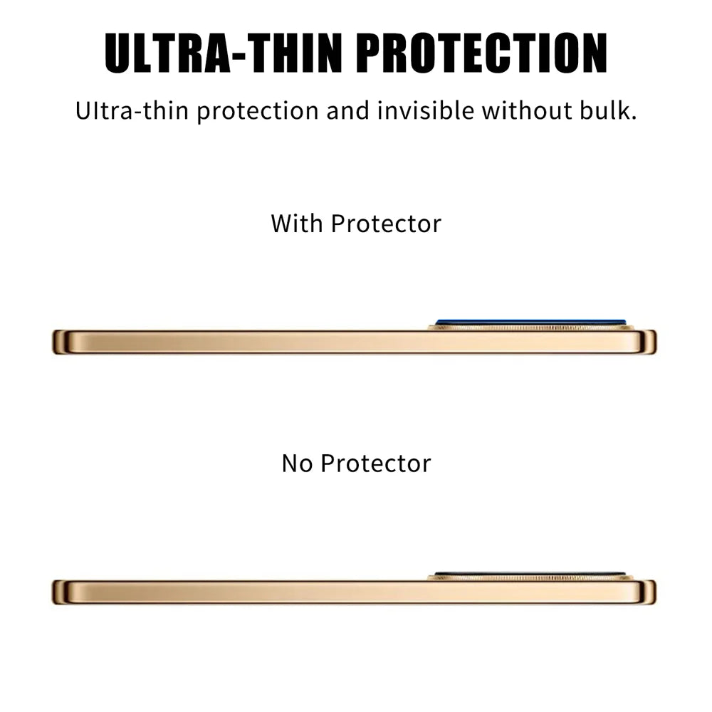 For Honor X9d 5G / Honor Magic8 Lite 5G Full Cover Camera Lens Protector High Definition Anti Fingerprint AR Tempered Glass Lens Film - Transparent - 3