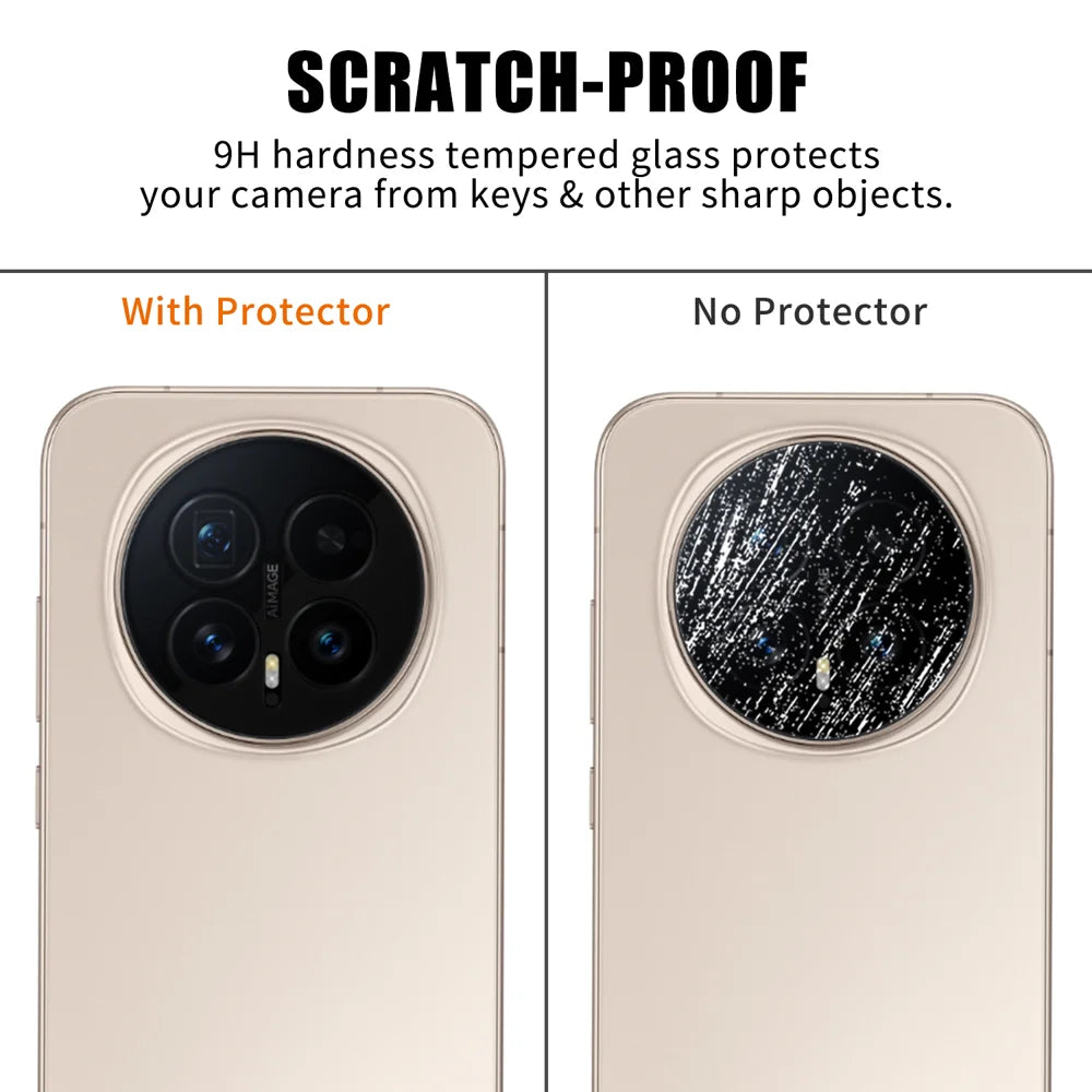 For Honor Magic8 5G Full Cover Camera Lens Protector High Definition Anti Fingerprint AR Tempered Glass Lens Film - Transparent - 4