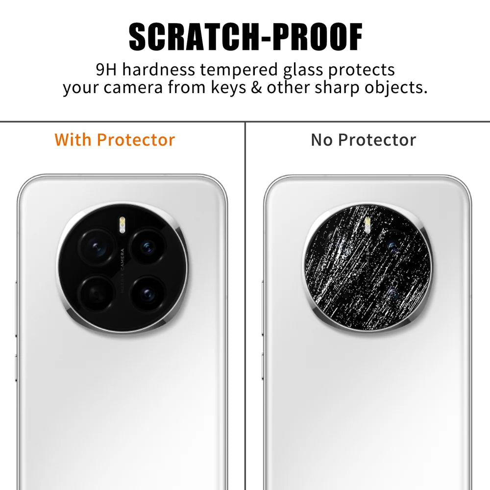 For Honor Magic7 5G Full Cover Camera Lens Protector High Definition Anti Fingerprint AR Tempered Glass Lens Film - Transparent - 4