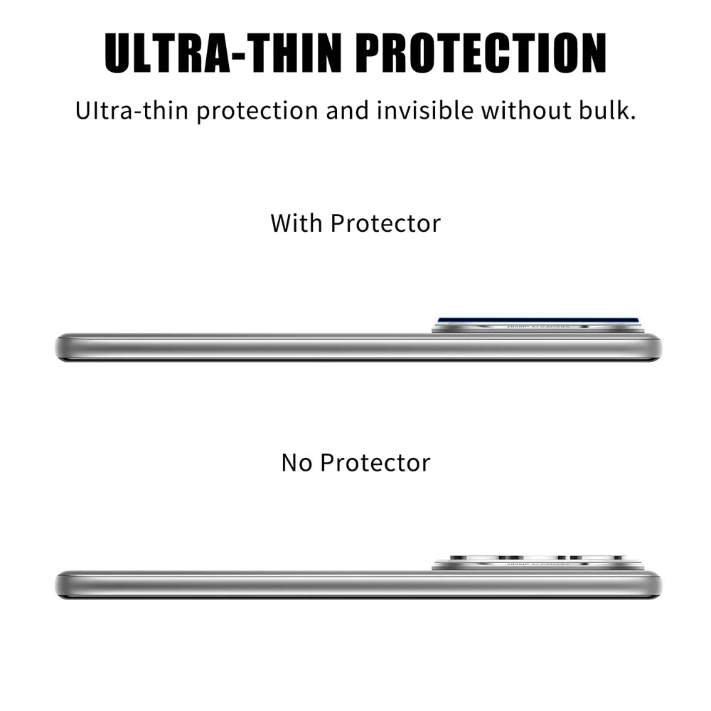 For Honor 400 Pro 5G (Global) Full Cover Camera Lens Protector High Definition Anti Fingerprint AR Tempered Glass Lens Film - Transparent - 3