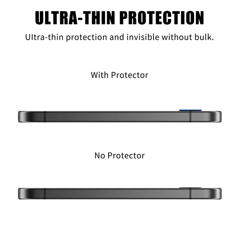 For Google Pixel 10a Full Cover Camera Lens Protector High Definition Anti Fingerprint AR Tempered Glass Lens Film - Transparent - 3