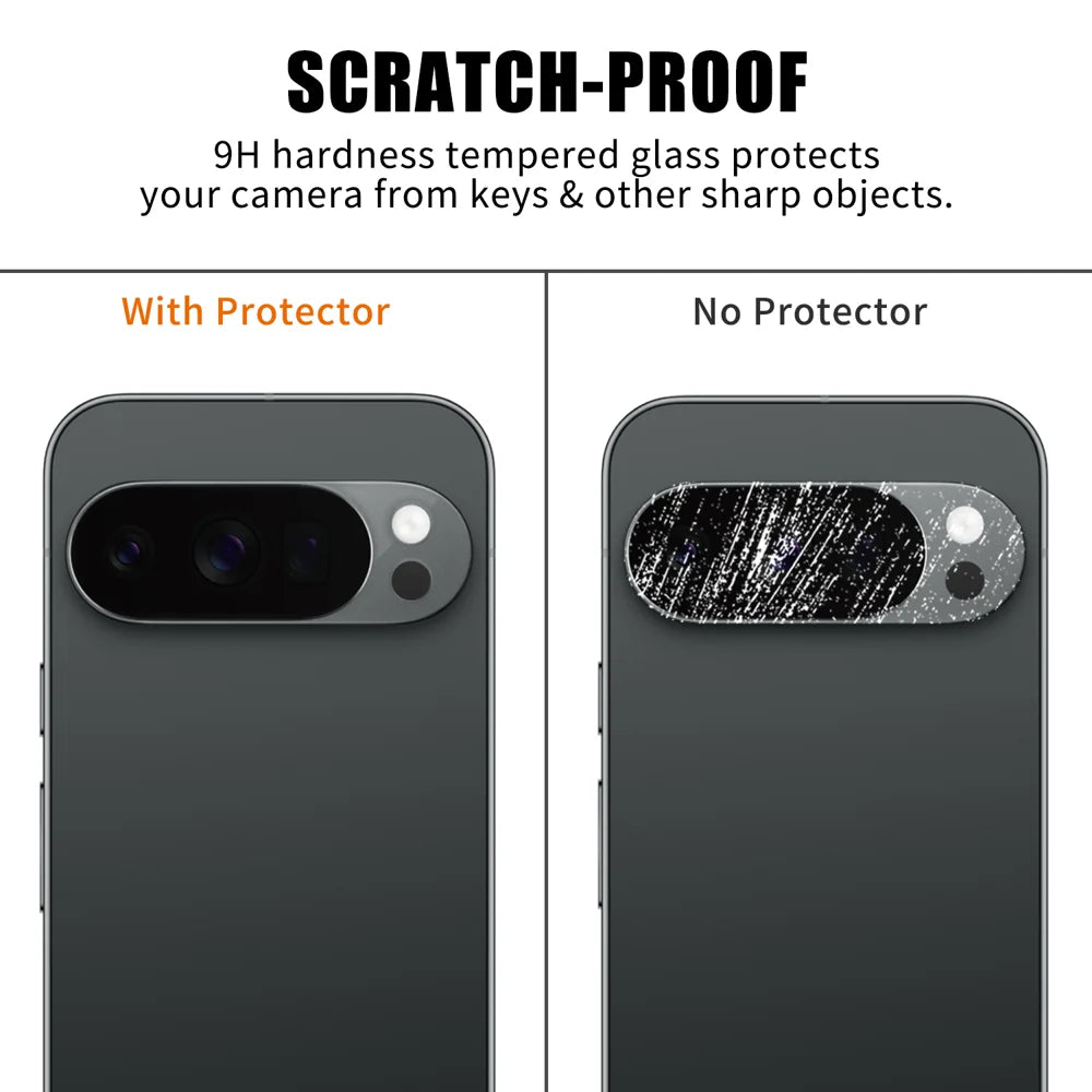 For Google Pixel 10 Pro XL Full Cover Camera Lens Protector High Definition Anti Fingerprint AR Tempered Glass Lens Film - Transparent - 4