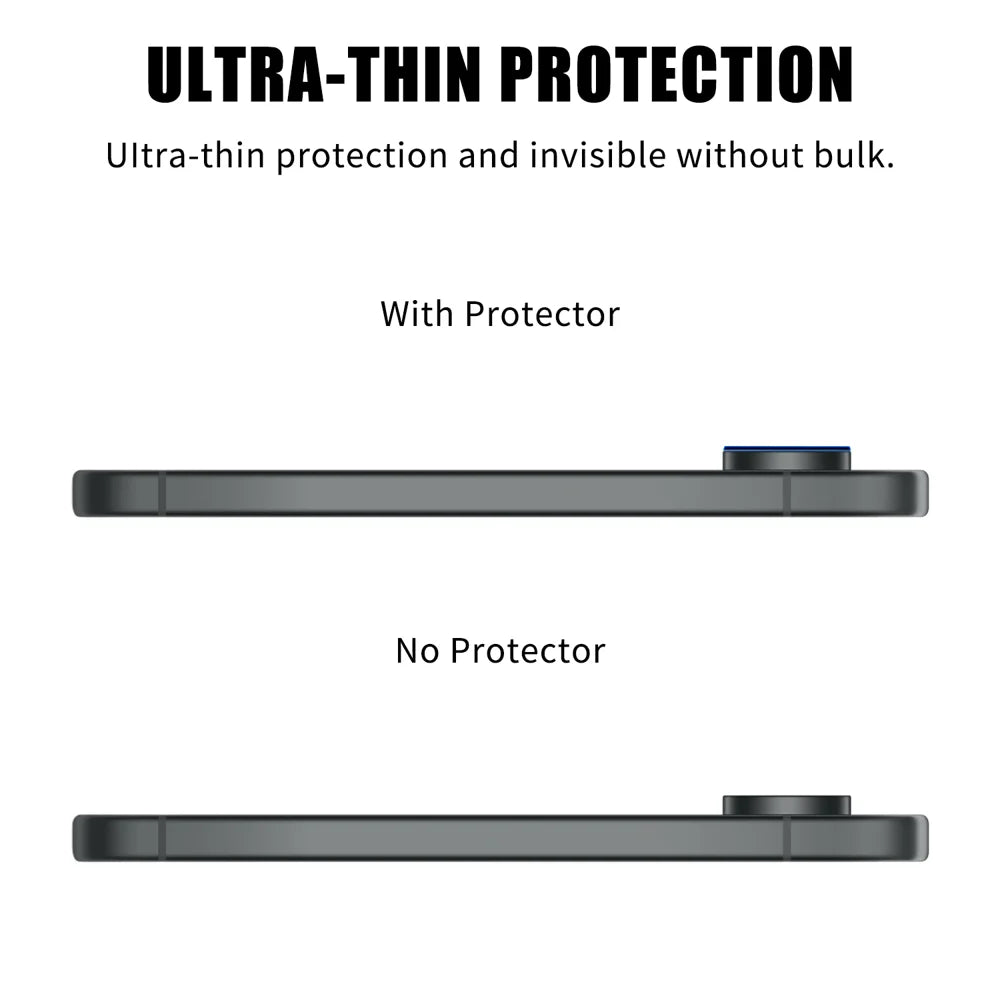 For Google Pixel 10 Full Cover Camera Lens Protector High Definition Anti Fingerprint AR Tempered Glass Lens Film - Transparent - 3