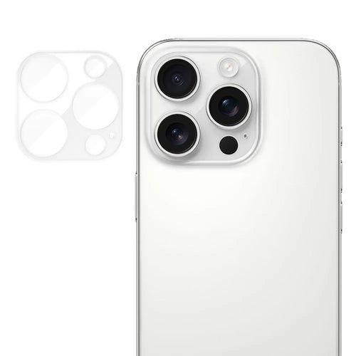 For iPhone 16 Pro Max / iPhone 16 Pro Full Cover Camera Lens Protector High Definition Anti Fingerprint AR Tempered Glass Lens Film - Transparent - 1