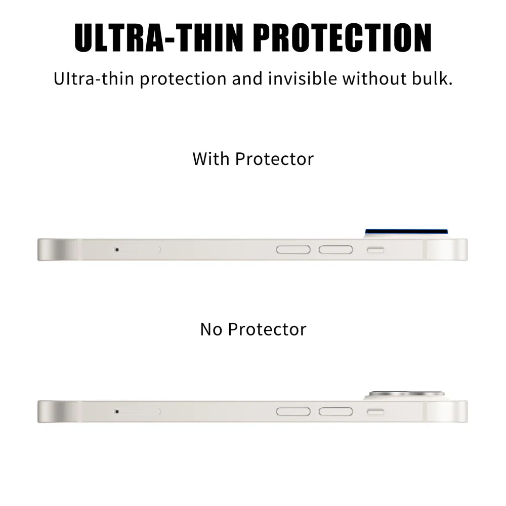 For iPhone 15 Plus / iPhone 15 Full Cover Camera Lens Protector High Definition Anti Fingerprint AR Tempered Glass Lens Film - Transparent - 4