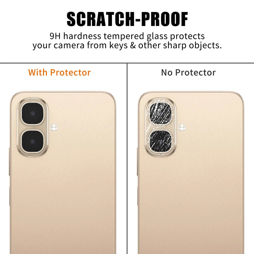 For Infinix Smart 10 Full Cover Camera Lens Protector High Definition Anti Fingerprint AR Tempered Glass Lens Film - Transparent - 4