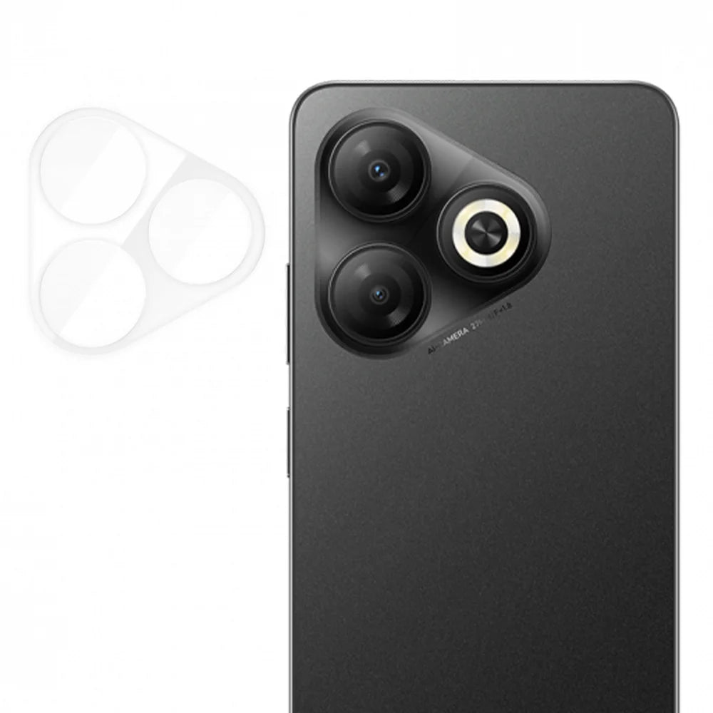 For Infinix Smart 10 HD Full Cover Camera Lens Protector High Definition Anti Fingerprint AR Tempered Glass Lens Film - Transparent - 1