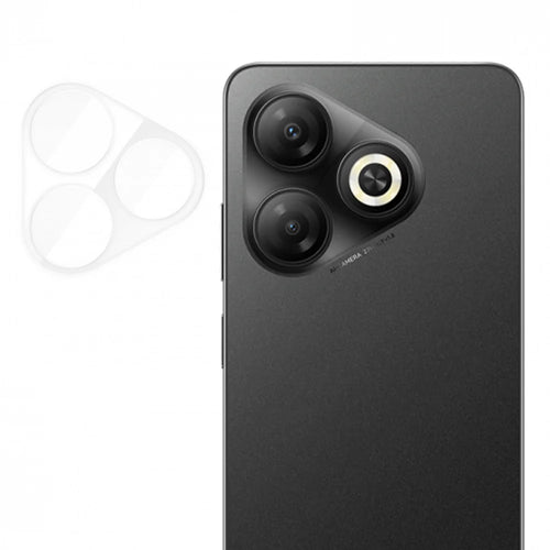 For Infinix Smart 10 HD Full Cover Camera Lens Protector High Definition Anti Fingerprint AR Tempered Glass Lens Film - Transparent - 1