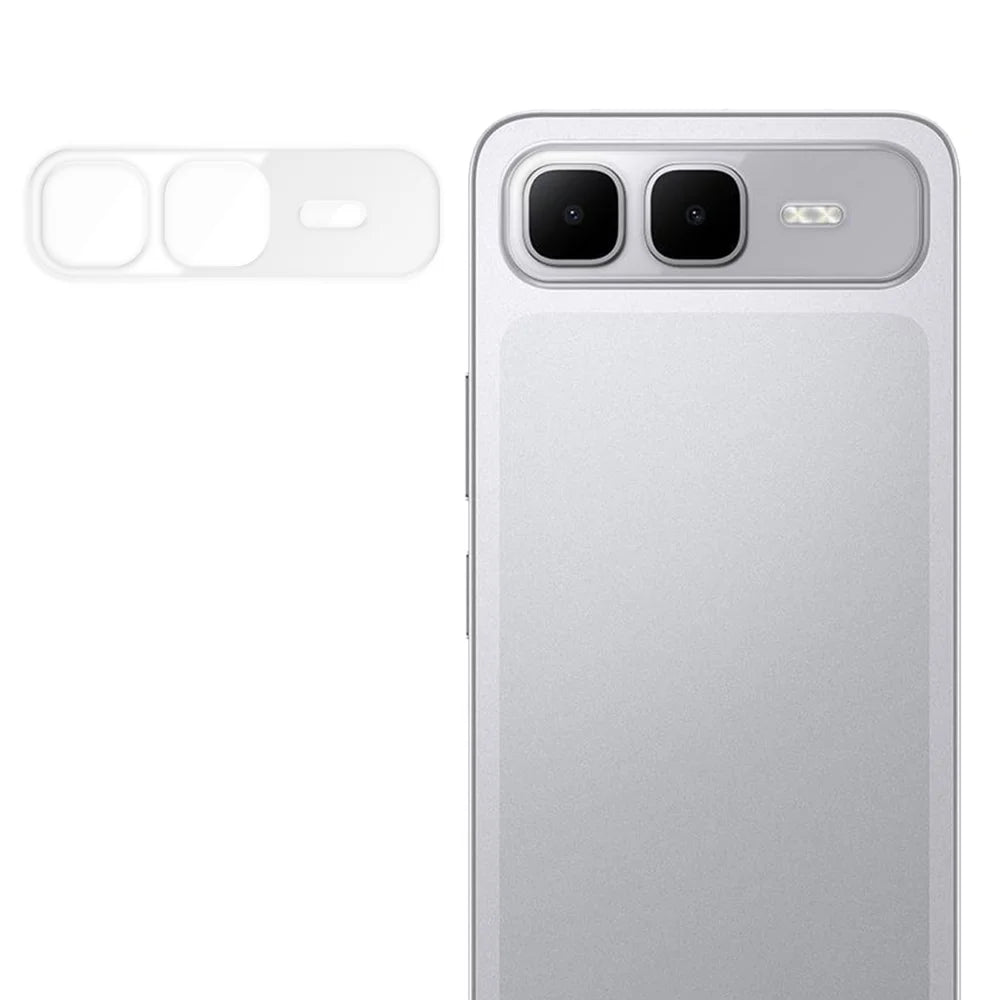 For Infinix Smart 10 Plus Full Cover Camera Lens Protector High Definition Anti Fingerprint AR Tempered Glass Lens Film - Transparent - 1
