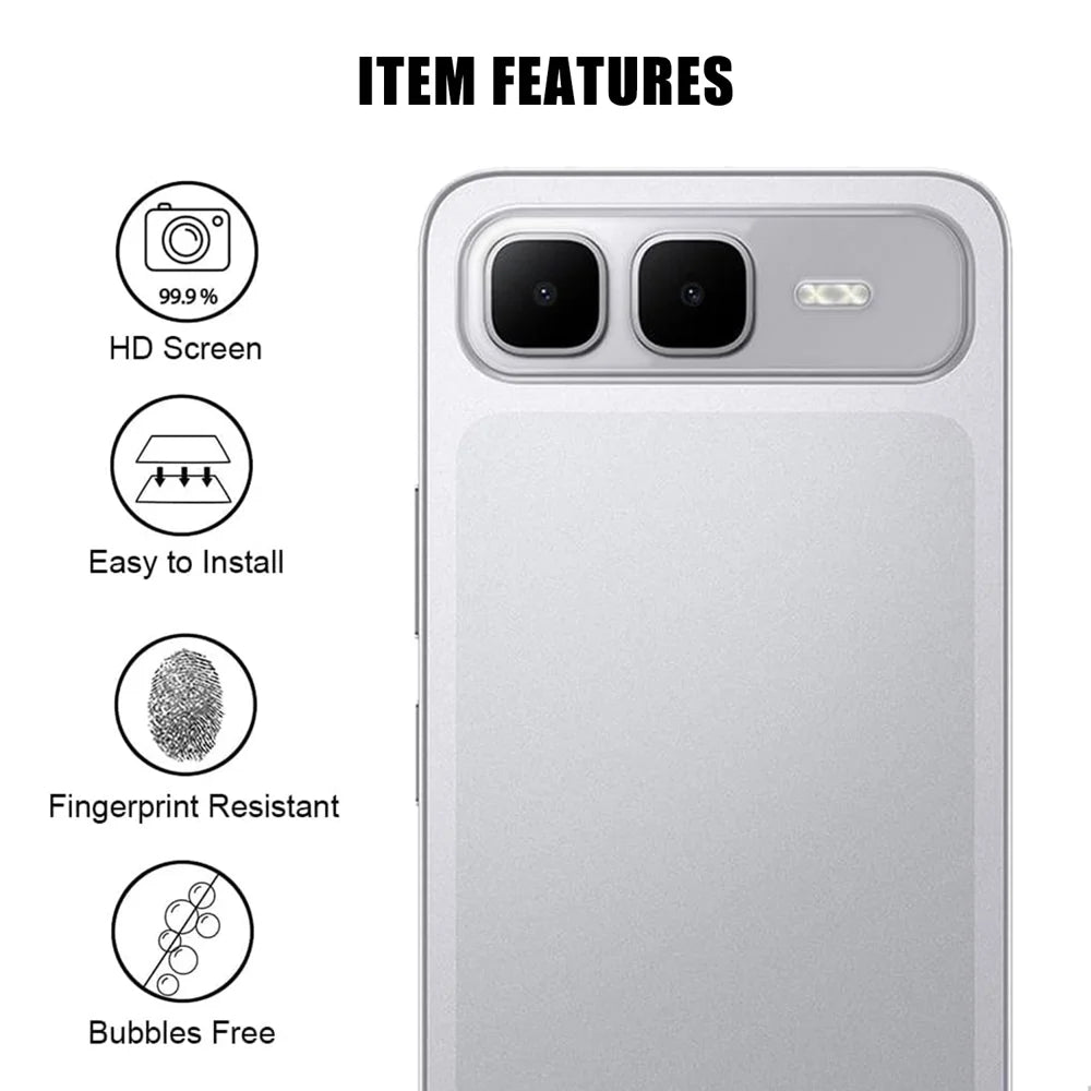For Infinix Smart 10 Plus Full Cover Camera Lens Protector High Definition Anti Fingerprint AR Tempered Glass Lens Film - Transparent - 2