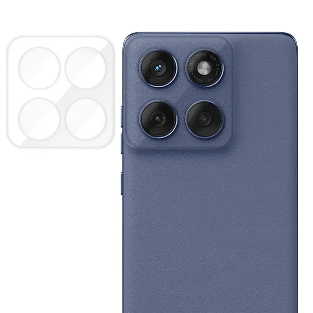 For Motorola Edge 60 5G / Motorola Edge 60s 5G / Motorola Edge 60 Fusion 5G Full Cover Camera Lens Protector High Definition Anti Fingerprint AR Tempered Glass Lens Film - Transparent - 1