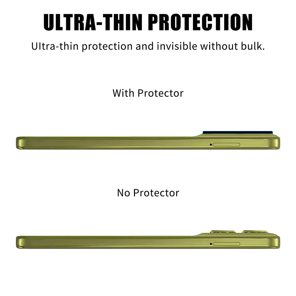 For Motorola Moto G86 Power 5G / Motorola Moto G86 5G Full Cover Camera Lens Protector High Definition Anti Fingerprint AR Tempered Glass Lens Film - Transparent - 3