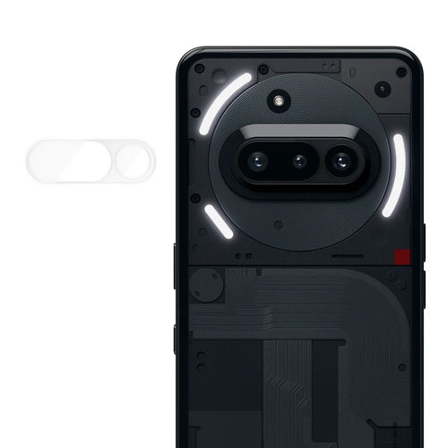 For Nothing Phone (3a) Full Cover Camera Lens Protector High Definition Anti Fingerprint AR Tempered Glass Lens Film - Transparent - 1