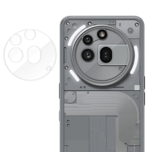 For Nothing Phone (3a) Pro Full Cover Camera Lens Protector High Definition Anti Fingerprint AR Tempered Glass Lens Film - Transparent - 1
