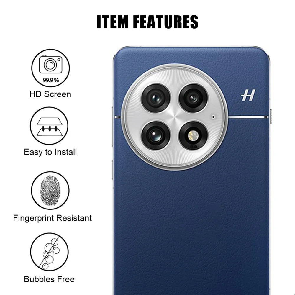 For OnePlus 13 Full Cover Camera Lens Protector High Definition Anti Fingerprint AR Tempered Glass Lens Film - Transparent - 2