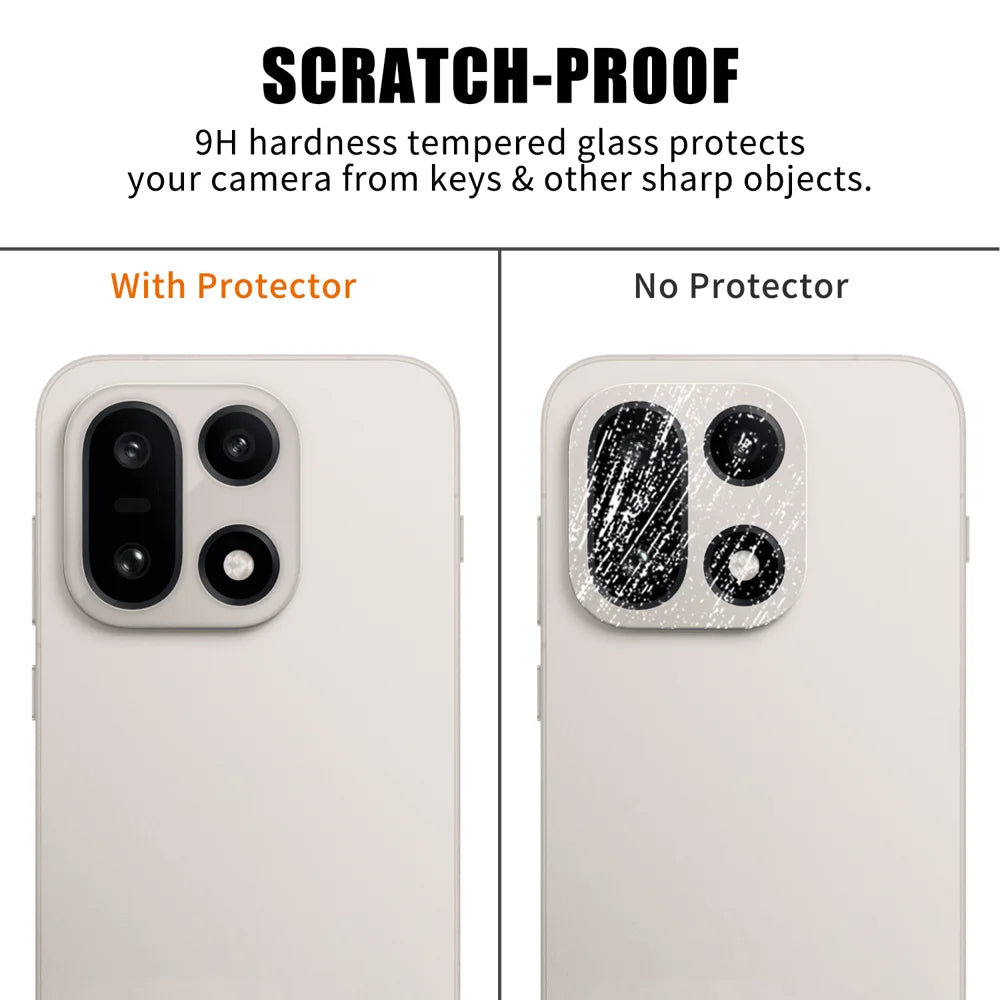 For OnePlus 15 5G Full Cover Camera Lens Protector High Definition Anti Fingerprint AR Tempered Glass Lens Film - Transparent - 4