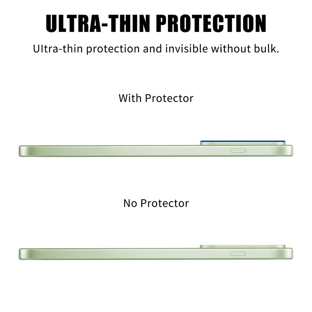 For OnePlus Ace 6T 5G Full Cover Camera Lens Protector High Definition Anti Fingerprint AR Tempered Glass Lens Film - Transparent - 3