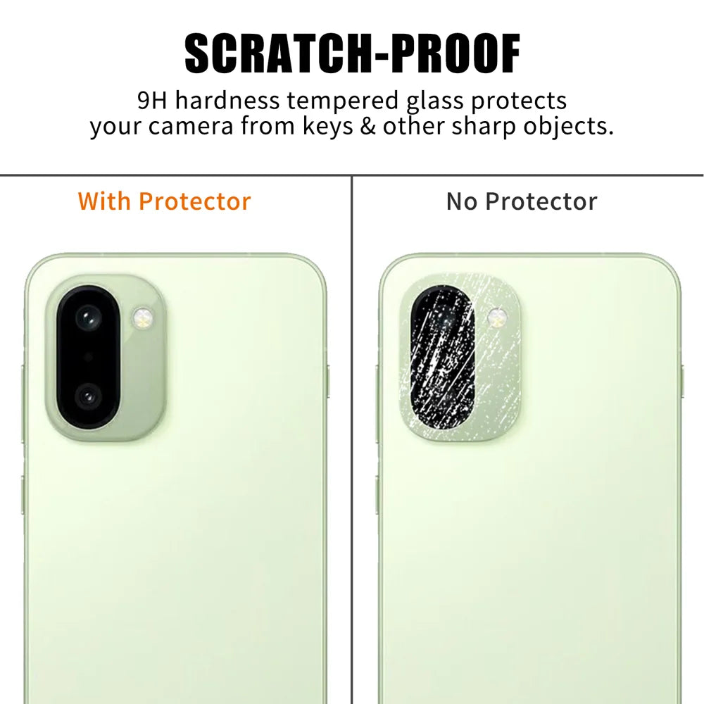 For OnePlus Ace 6T 5G Full Cover Camera Lens Protector High Definition Anti Fingerprint AR Tempered Glass Lens Film - Transparent - 4