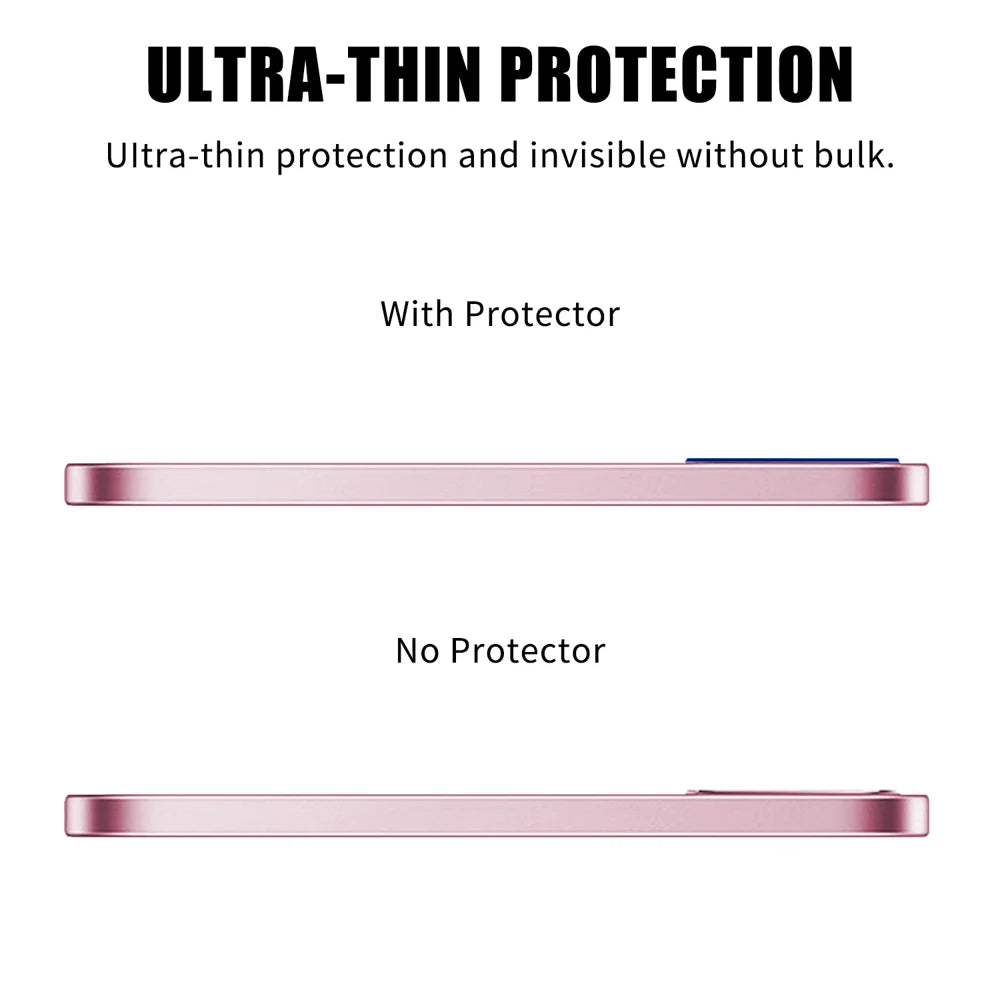 For Oppo A6 Pro 5G / Oppo F31 5G Full Cover Camera Lens Protector High Definition Anti Fingerprint AR Tempered Glass Lens Film - Transparent - 3