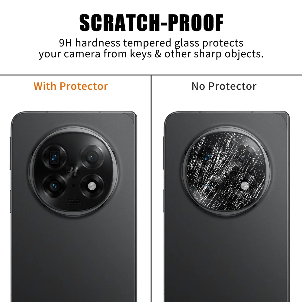 For Oppo Find N5 5G Full Cover Camera Lens Protector High Definition Anti Fingerprint AR Tempered Glass Lens Film - Transparent - 4