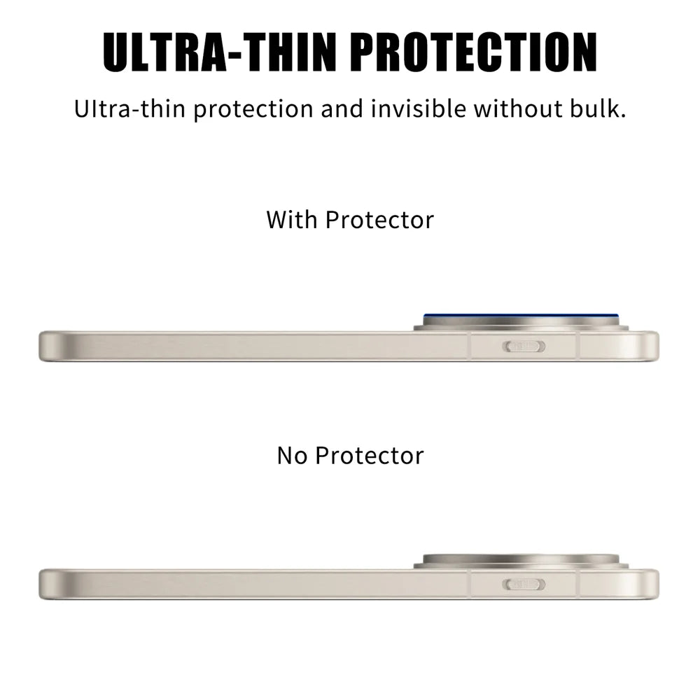 For Oppo Find X8 5G Full Cover Camera Lens Protector High Definition Anti Fingerprint AR Tempered Glass Lens Film - Transparent - 3